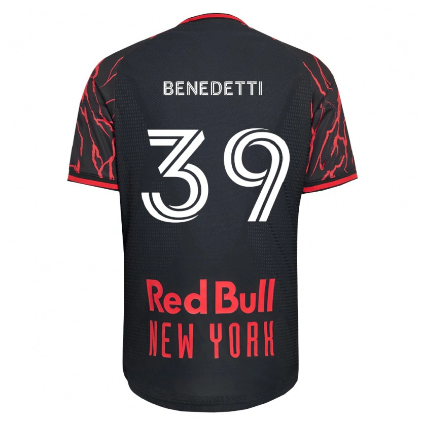 Danxen Homem Camisola Nehuén Benedetti #39 Vermelho Preto Branco Principal 2026/27 Camisa Brasil