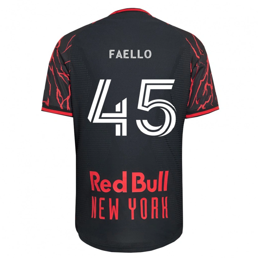 Danxen Homem Camisola Connor Faello #45 Vermelho Preto Branco Principal 2026/27 Camisa Brasil