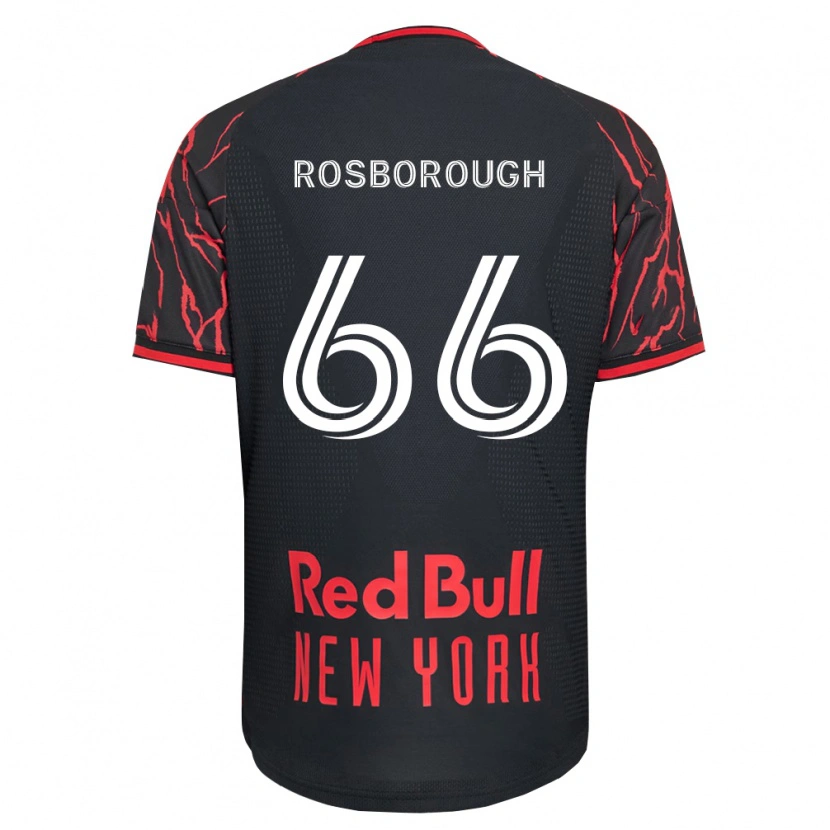 Danxen Homem Camisola Tanner Rosborough #66 Vermelho Preto Branco Principal 2026/27 Camisa Brasil