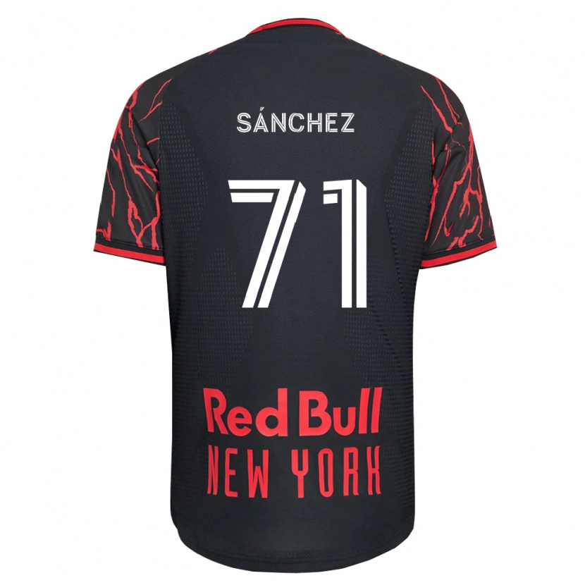 Danxen Homem Camisola Aimar Sánchez #71 Vermelho Preto Branco Principal 2026/27 Camisa Brasil