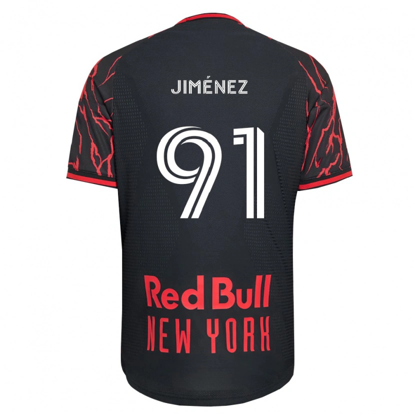 Danxen Homem Camisola Mijahir Jiménez #91 Vermelho Preto Branco Principal 2026/27 Camisa Brasil