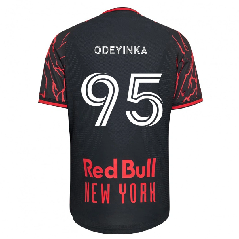 Danxen Homem Camisola Malik Odeyinka #95 Vermelho Preto Branco Principal 2026/27 Camisa Brasil
