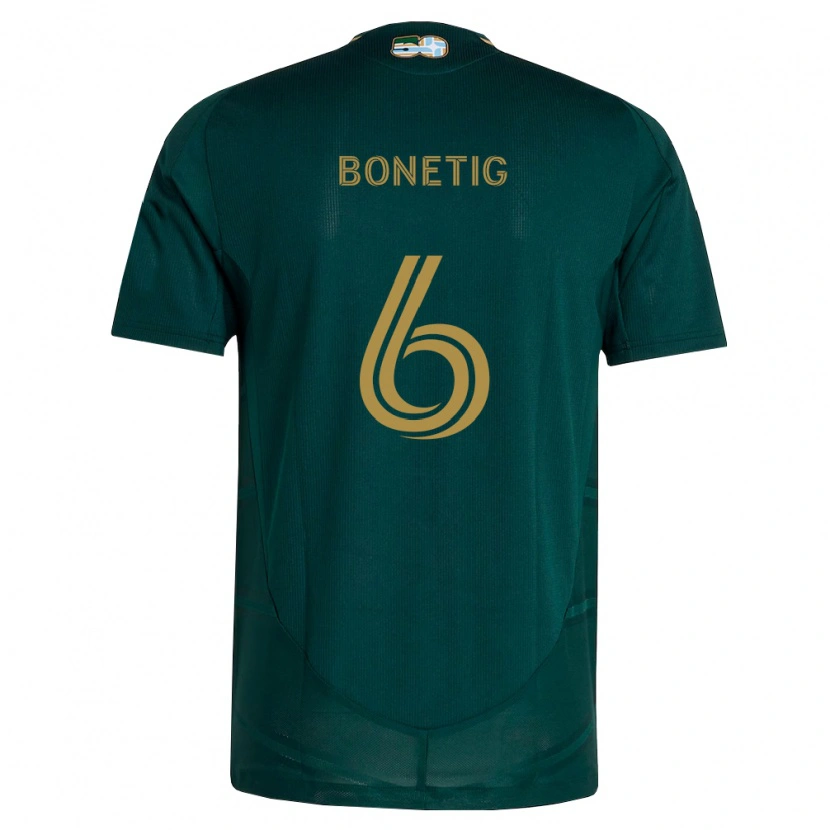 Danxen Homem Camisola Alex Bonetig #6 Verde Escuro Marrom Principal 2026/27 Camisa Brasil