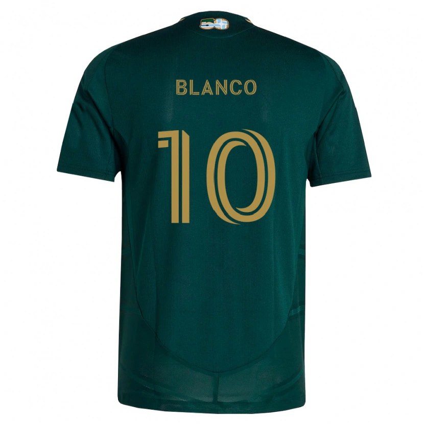 Danxen Homem Camisola Sebastián Blanco #10 Verde Escuro Marrom Principal 2026/27 Camisa Brasil