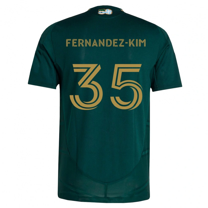 Danxen Homem Camisola Lucas Fernandez-Kim #35 Verde Escuro Marrom Principal 2026/27 Camisa Brasil