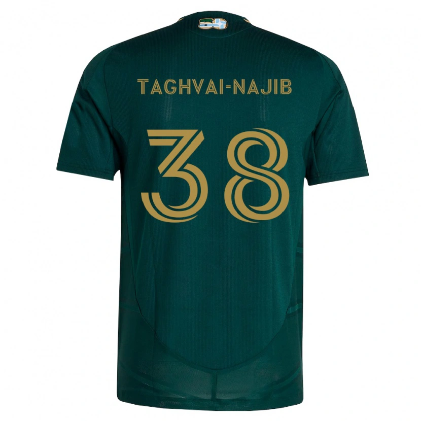 Danxen Homem Camisola Braxton Taghvai-Najib #38 Verde Escuro Marrom Principal 2026/27 Camisa Brasil