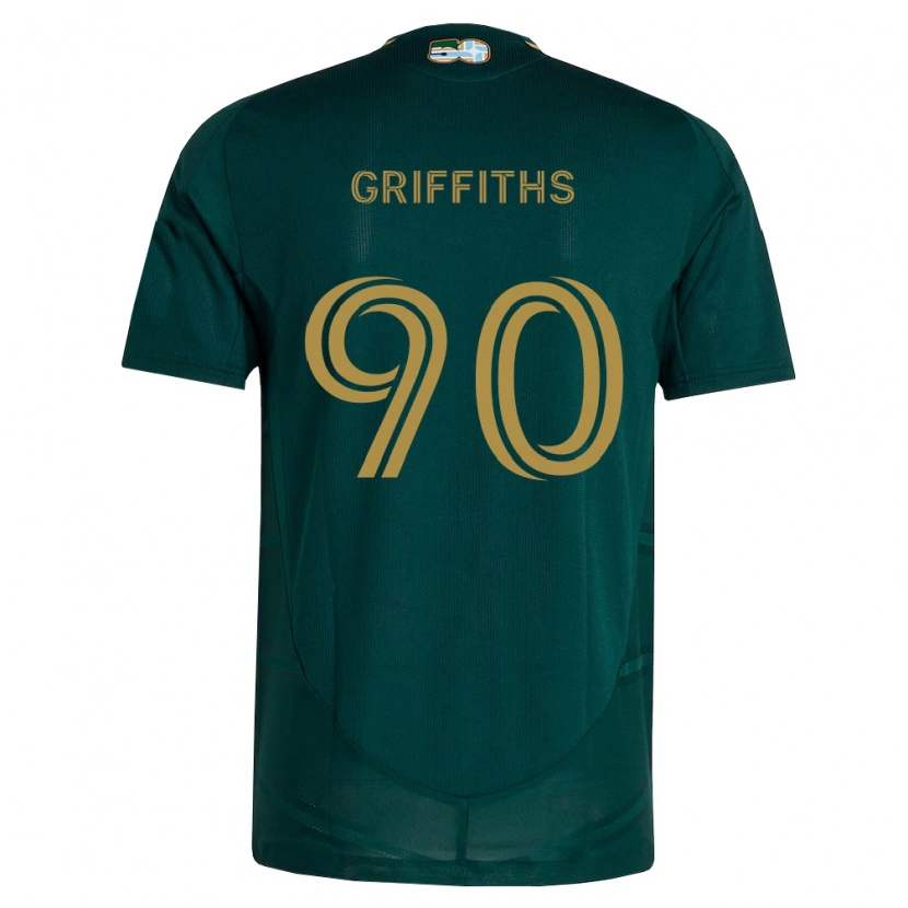Danxen Homem Camisola Reo Griffiths #90 Verde Escuro Marrom Principal 2026/27 Camisa Brasil