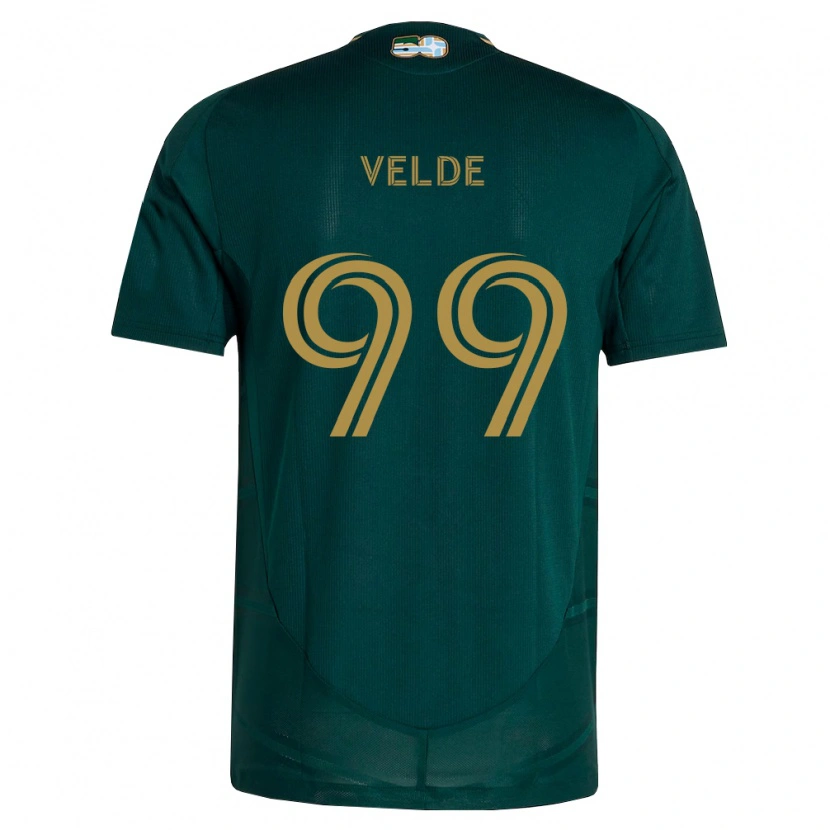 Danxen Homem Camisola Kristoffer Velde #99 Verde Escuro Marrom Principal 2026/27 Camisa Brasil