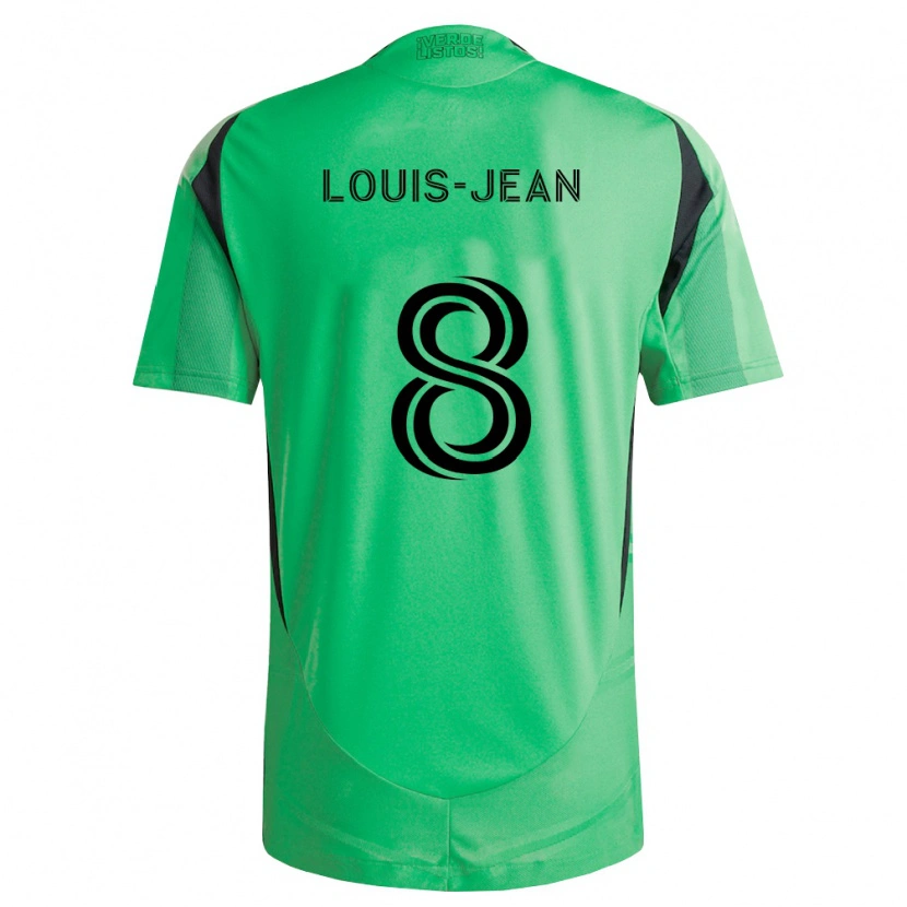 Danxen Homem Camisola Steeve Louis-Jean #8 Verde Esmeralda Preto Principal 2026/27 Camisa Brasil