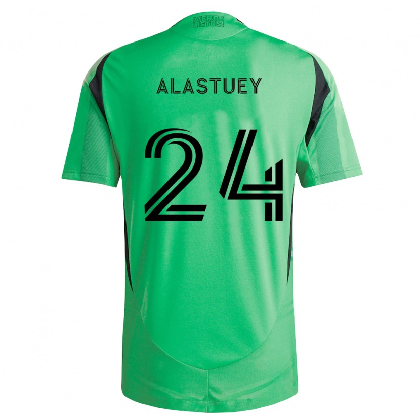 Danxen Homem Camisola Jorge Alastuey #24 Verde Esmeralda Preto Principal 2026/27 Camisa Brasil