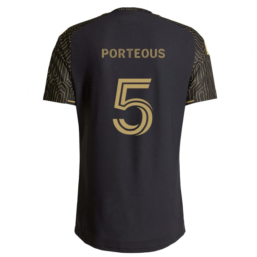 Danxen Homem Camisola Ryan Porteous #5 Marrom Preto Principal 2026/27 Camisa Brasil