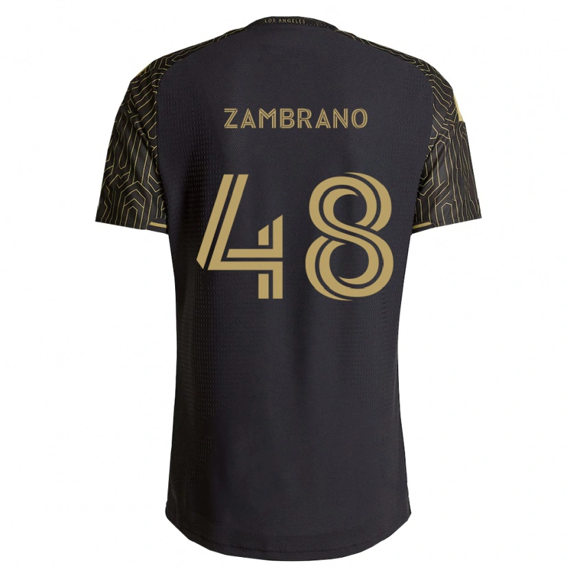 Danxen Homem Camisola Gavin Zambrano #48 Marrom Preto Principal 2026/27 Camisa Brasil