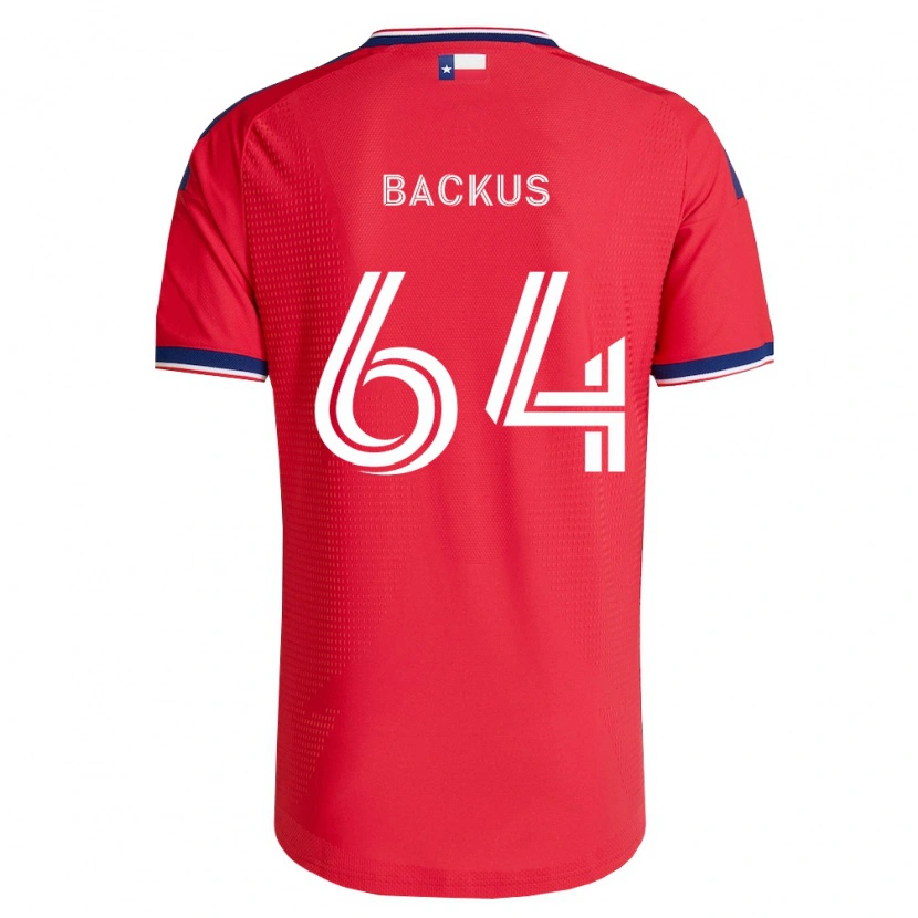 Danxen Homem Camisola Braeden Backus #64 Vermelho Azul Branco Principal 2026/27 Camisa Brasil
