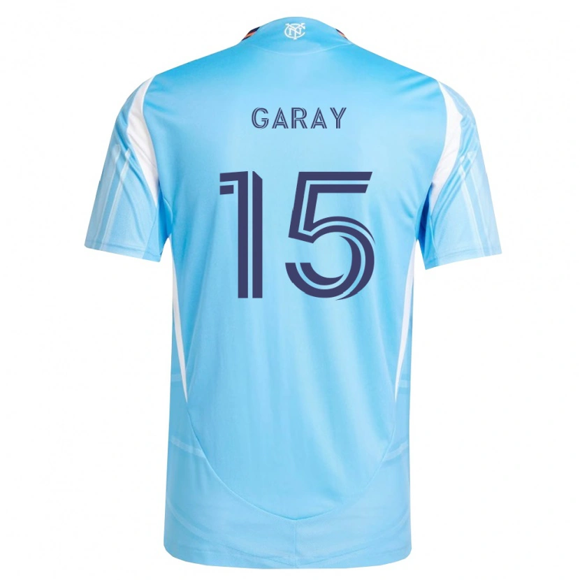 Danxen Homem Camisola Ethan Garay #15 Azul Celeste Branco Principal 2026/27 Camisa Brasil