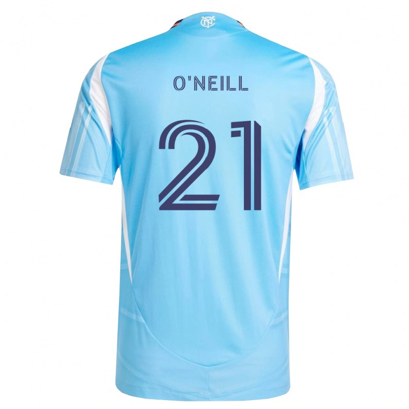 Danxen Homem Camisola Aiden O'neill #21 Azul Celeste Branco Principal 2026/27 Camisa Brasil