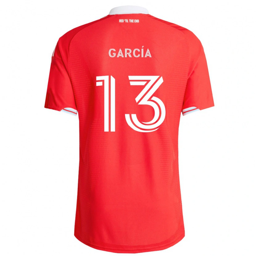 Danxen Homem Camisola Deijan García #13 Vermelho Azul Profundo Branco Principal 2026/27 Camisa Brasil