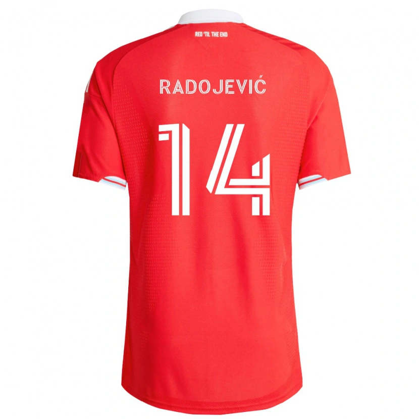 Danxen Homem Camisola Viktor Radojević #14 Vermelho Azul Profundo Branco Principal 2026/27 Camisa Brasil