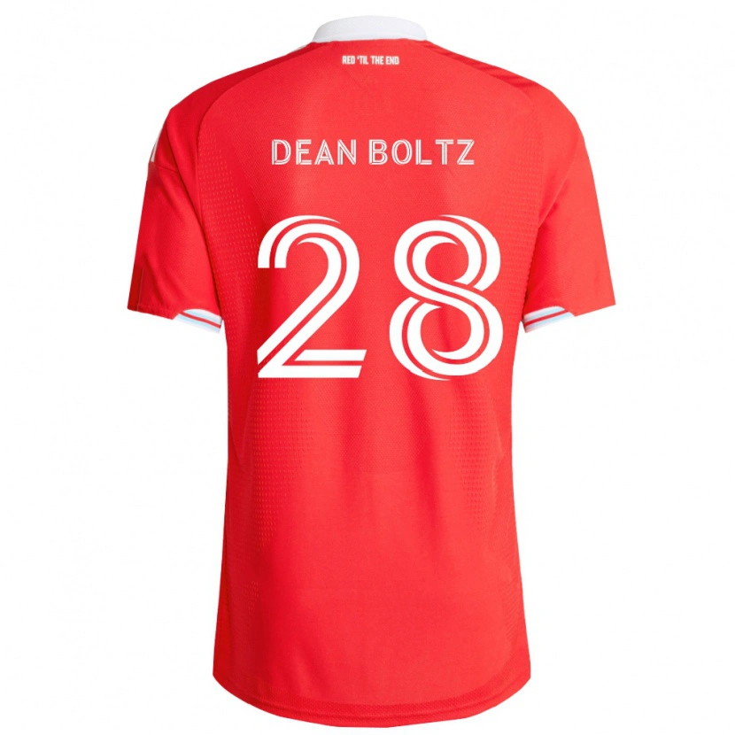 Danxen Homem Camisola Dean Boltz #28 Vermelho Azul Profundo Branco Principal 2026/27 Camisa Brasil