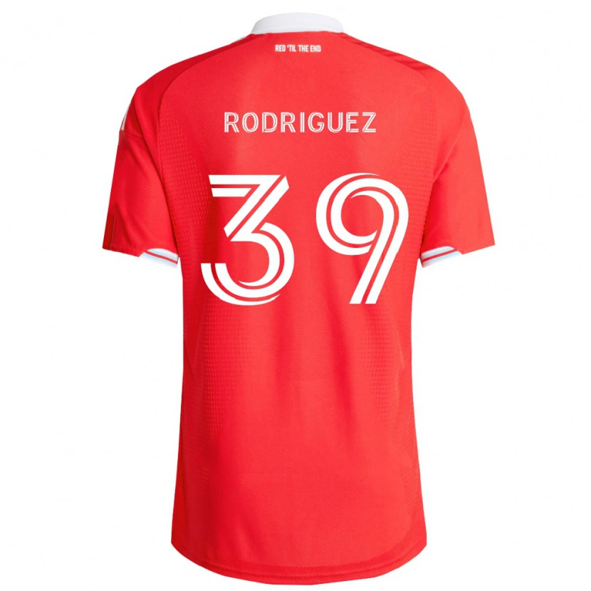 Danxen Homem Camisola Allan Rodriguez #39 Vermelho Azul Profundo Branco Principal 2026/27 Camisa Brasil