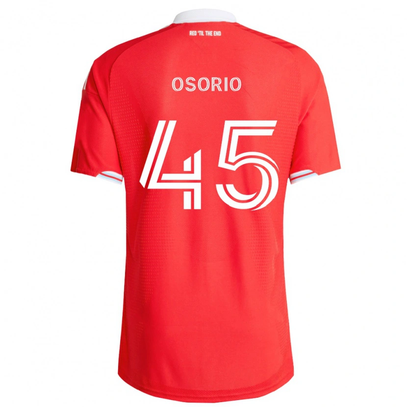 Danxen Homem Camisola Harold Osorio #45 Vermelho Azul Profundo Branco Principal 2026/27 Camisa Brasil