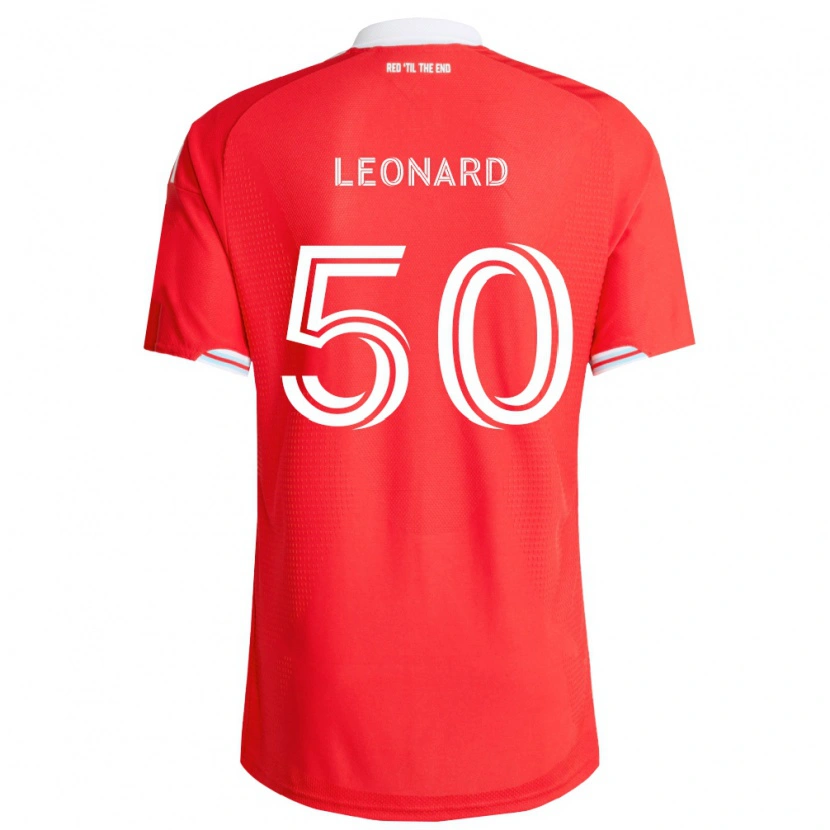 Danxen Homem Camisola Eric Leonard #50 Vermelho Azul Profundo Branco Principal 2026/27 Camisa Brasil
