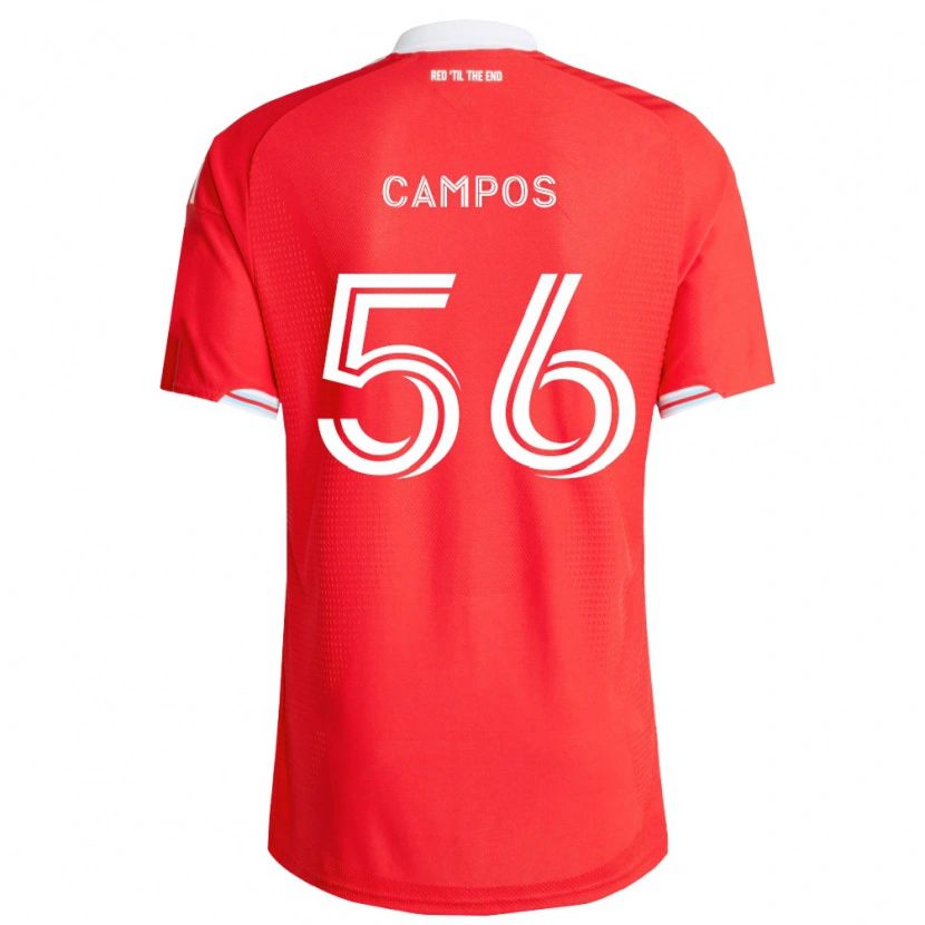 Danxen Homem Camisola Edgar Campos #56 Vermelho Azul Profundo Branco Principal 2026/27 Camisa Brasil