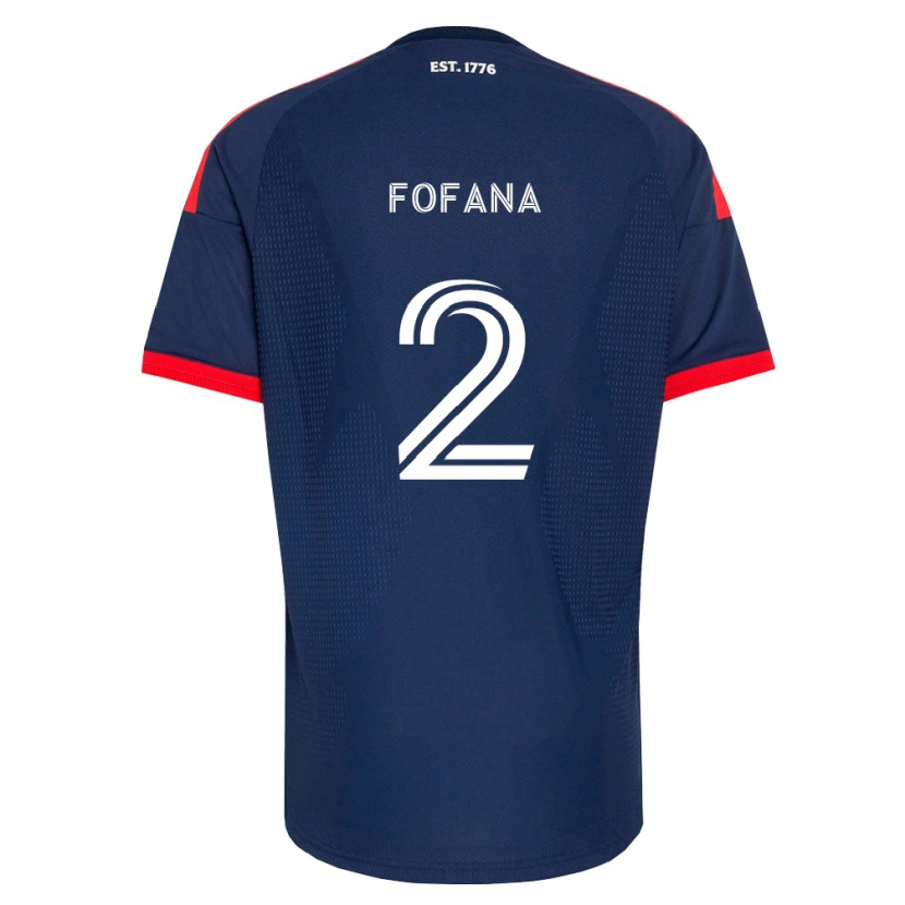 Danxen Homem Camisola Mamadou Fofana #2 Azul Real Vermelho Branco Principal 2026/27 Camisa Brasil
