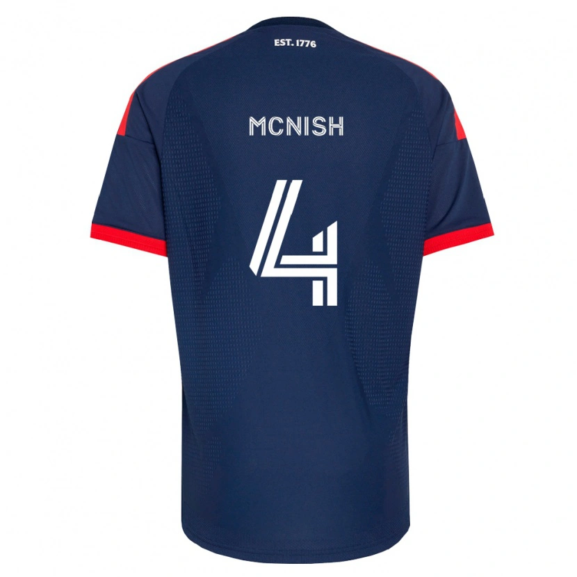 Danxen Homem Camisola Sheridan Mcnish #4 Azul Real Vermelho Branco Principal 2026/27 Camisa Brasil