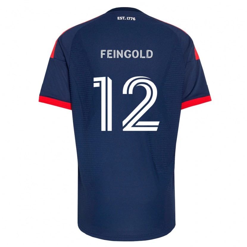 Danxen Homem Camisola Ilay Feingold #12 Azul Real Vermelho Branco Principal 2026/27 Camisa Brasil