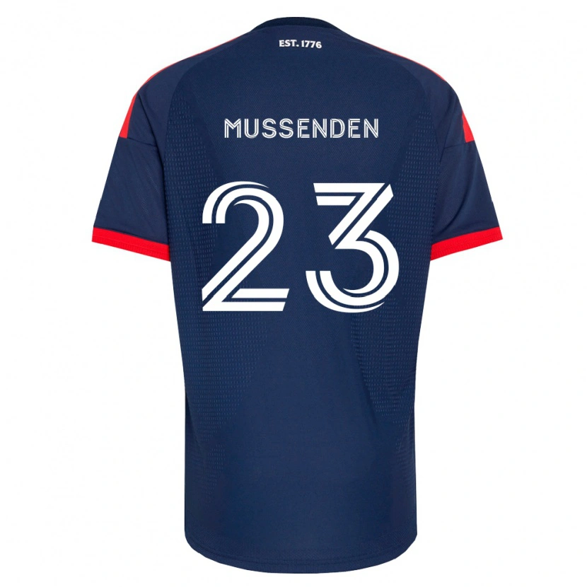 Danxen Homem Camisola Javaun Mussenden #23 Azul Real Vermelho Branco Principal 2026/27 Camisa Brasil