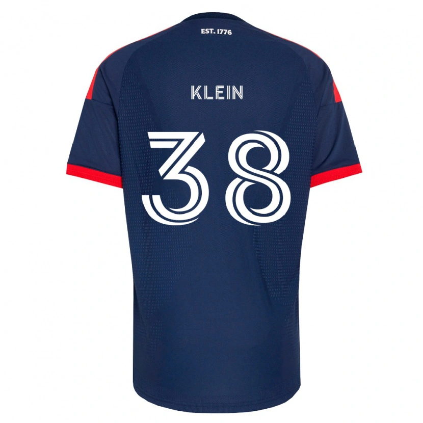 Danxen Homem Camisola Eric Klein #38 Azul Real Vermelho Branco Principal 2026/27 Camisa Brasil