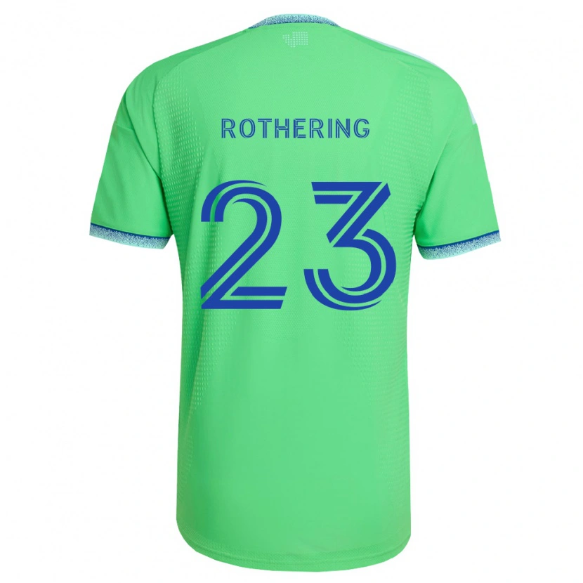 Danxen Homem Camisola Holly Rothering #23 Verde Azul Claro Principal 2026/27 Camisa Brasil
