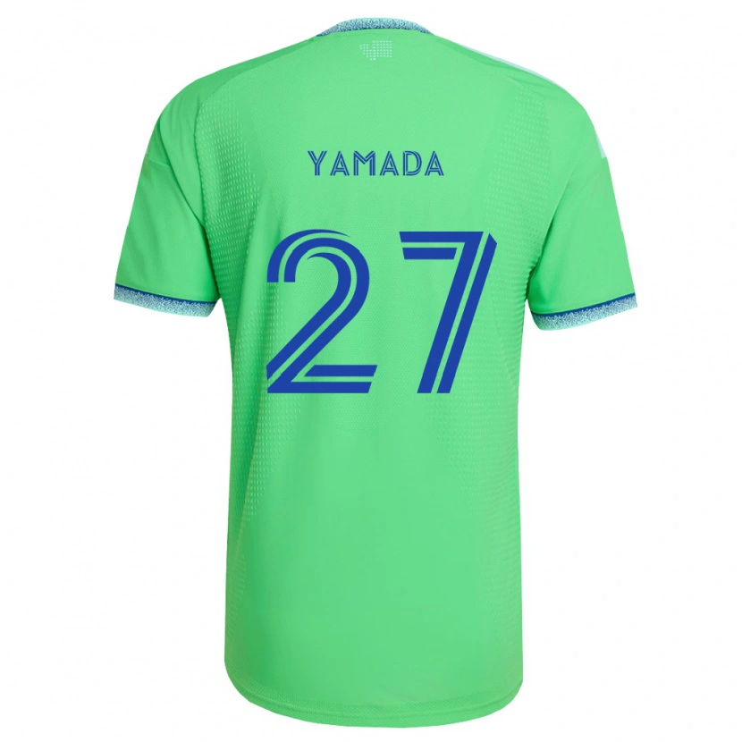 Danxen Homem Camisola Hikari Yamada #27 Verde Azul Claro Principal 2026/27 Camisa Brasil