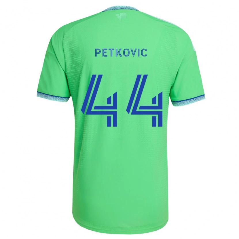 Danxen Homem Camisola Nikola Petković #44 Verde Azul Claro Principal 2026/27 Camisa Brasil
