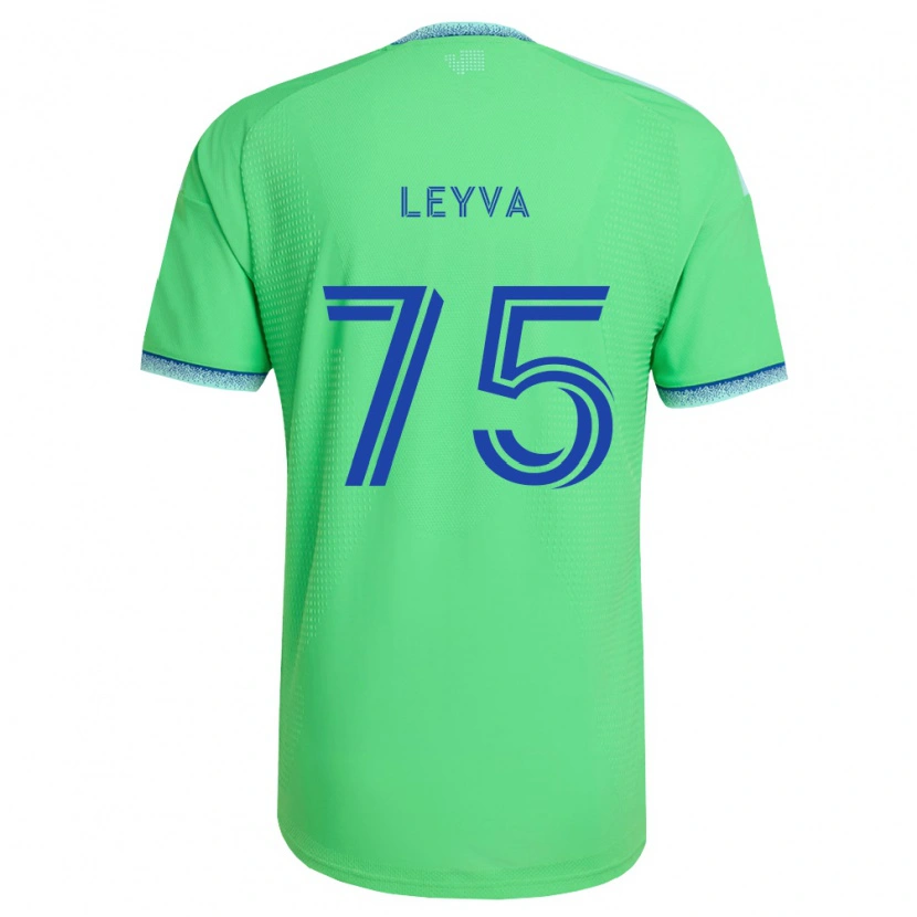 Danxen Homem Camisola Danny Leyva #75 Verde Azul Claro Principal 2026/27 Camisa Brasil