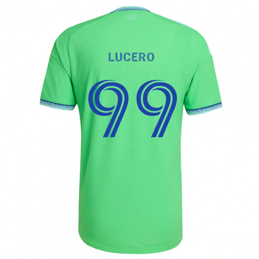 Danxen Homem Camisola Landon Lucero #99 Verde Azul Claro Principal 2026/27 Camisa Brasil