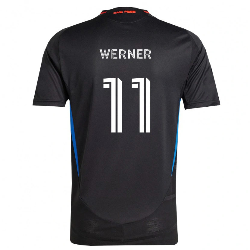 Danxen Homem Camisola Timo Werner #11 Azul Branco Preto Principal 2026/27 Camisa Brasil