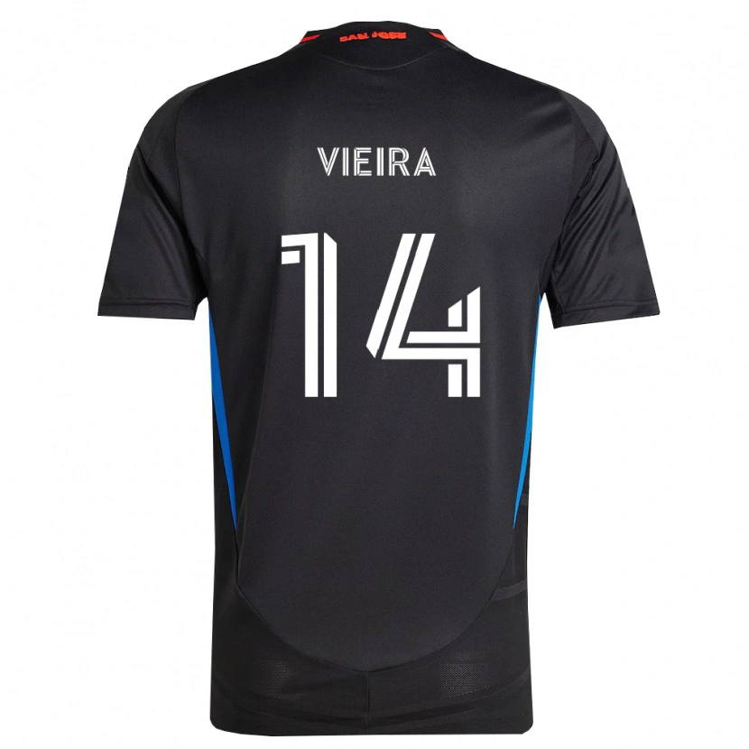 Danxen Homem Camisola Ronaldo Vieira #14 Azul Branco Preto Principal 2026/27 Camisa Brasil