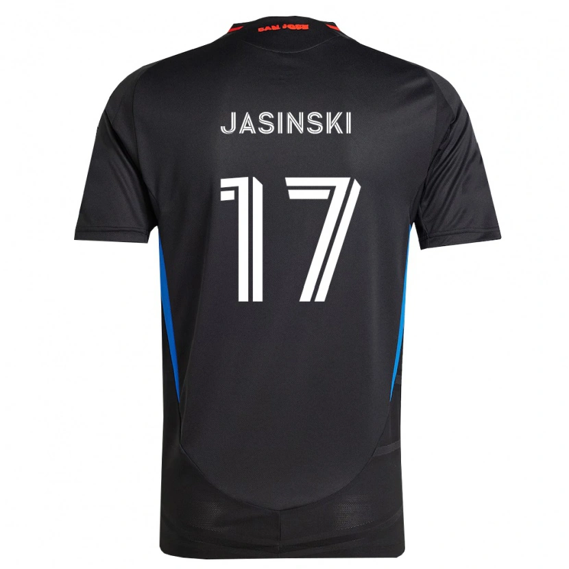 Danxen Homem Camisola Jack Jasinski #17 Azul Branco Preto Principal 2026/27 Camisa Brasil