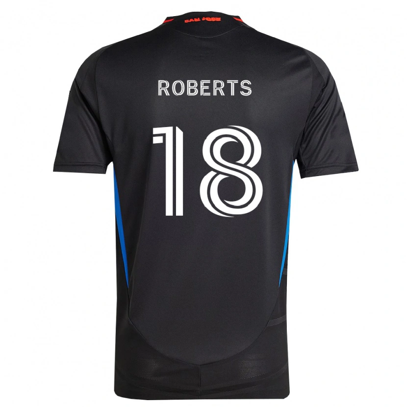 Danxen Homem Camisola Reid Roberts #18 Azul Branco Preto Principal 2026/27 Camisa Brasil