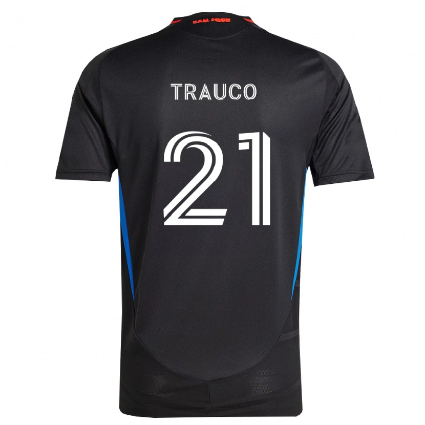 Danxen Homem Camisola Miguel Trauco #21 Azul Branco Preto Principal 2026/27 Camisa Brasil