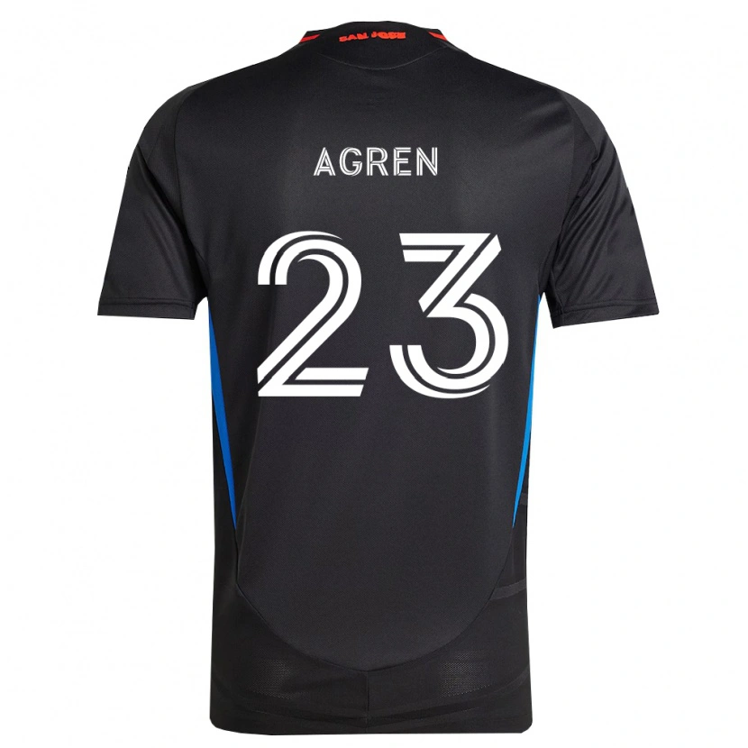 Danxen Homem Camisola Oskar Agren #23 Azul Branco Preto Principal 2026/27 Camisa Brasil