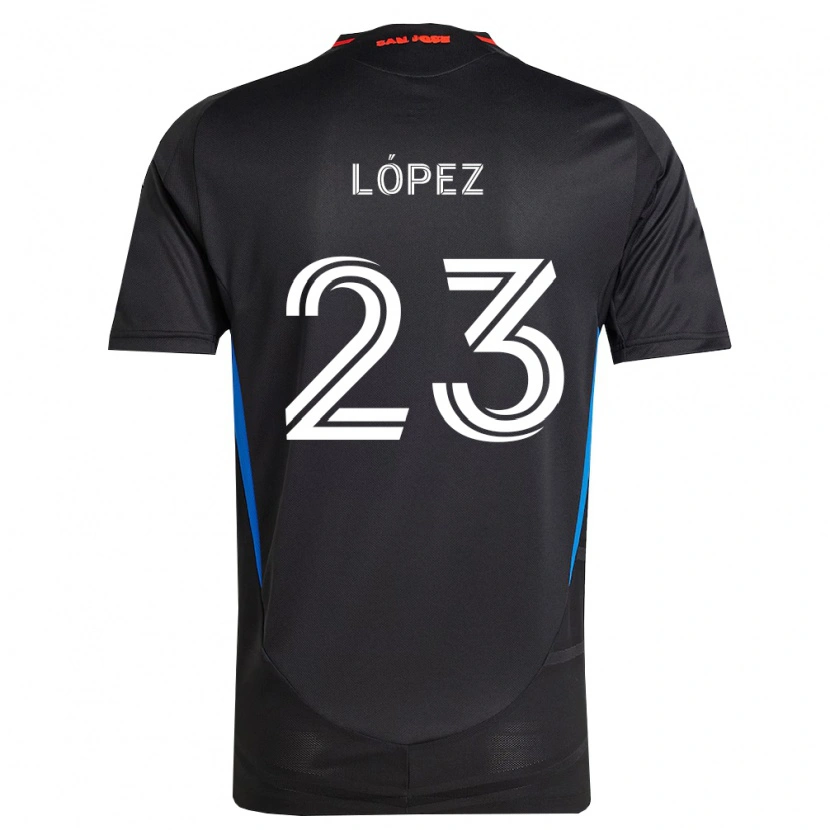 Danxen Homem Camisola Hernán López #23 Azul Branco Preto Principal 2026/27 Camisa Brasil