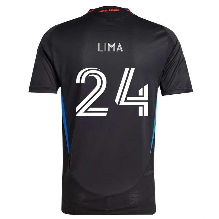 Danxen Homem Camisola Nick Lima #24 Azul Branco Preto Principal 2026/27 Camisa Brasil