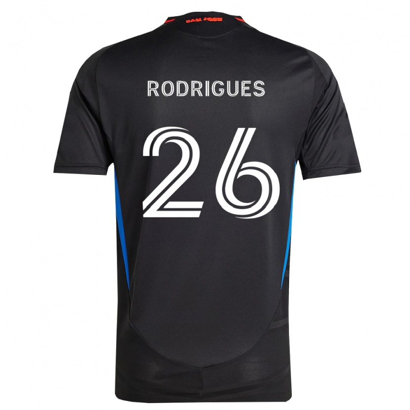 Danxen Homem Camisola Rodrigues #26 Azul Branco Preto Principal 2026/27 Camisa Brasil