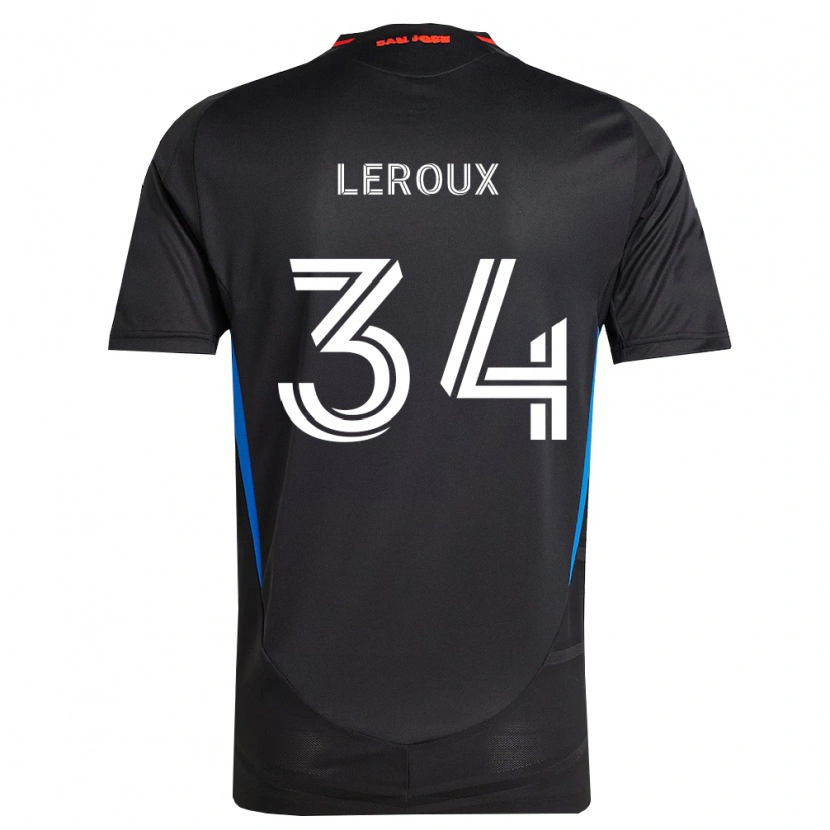 Danxen Homem Camisola Beau Leroux #34 Azul Branco Preto Principal 2026/27 Camisa Brasil