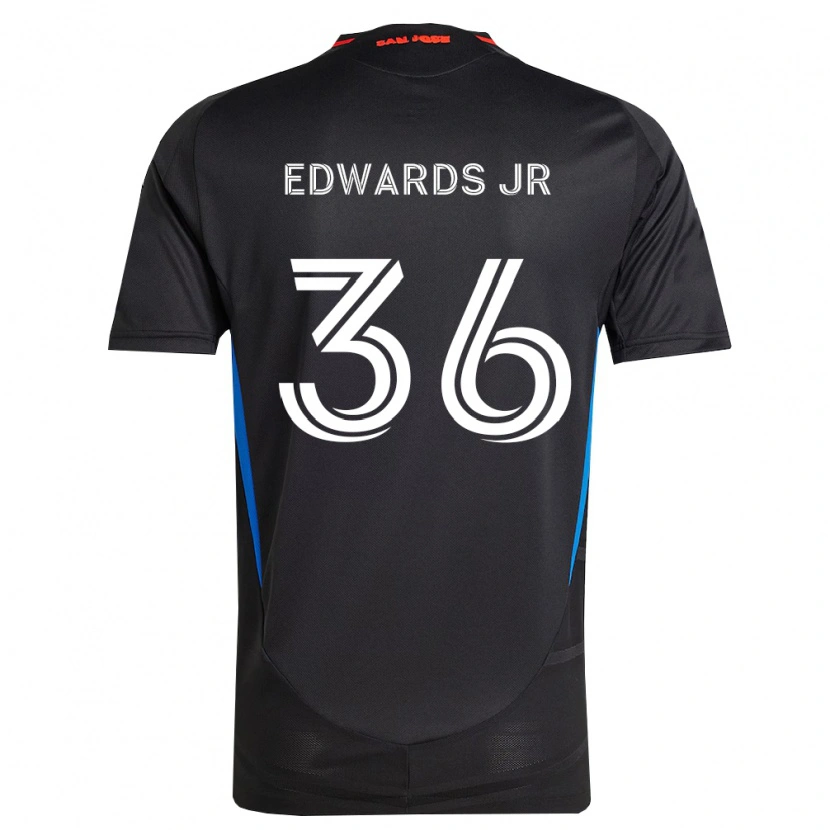 Danxen Homem Camisola Earl Edwards Jr. #36 Azul Branco Preto Principal 2026/27 Camisa Brasil