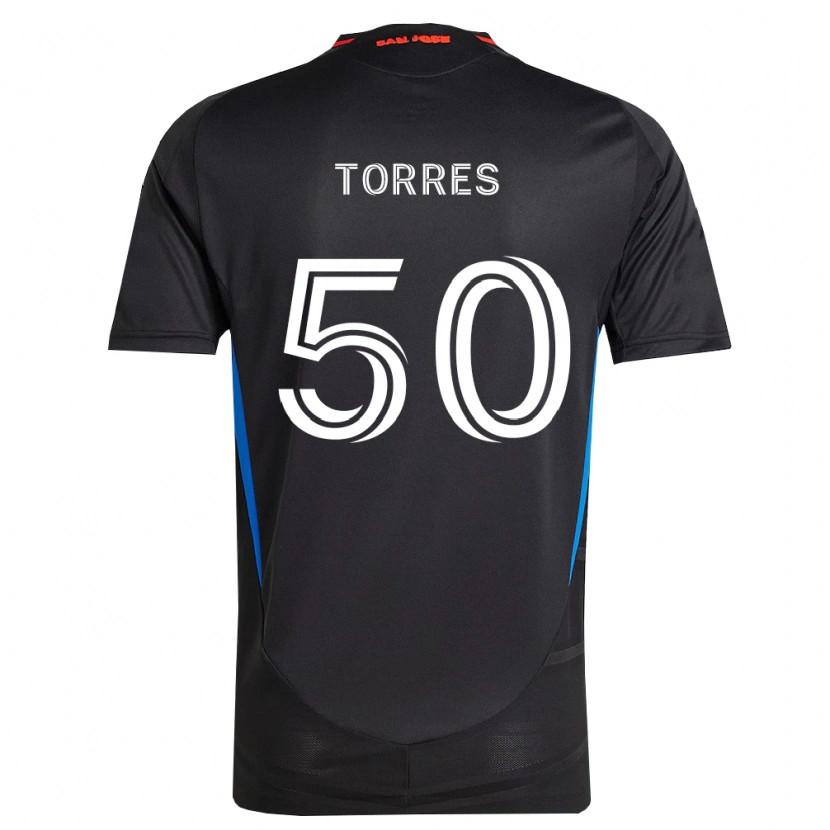 Danxen Homem Camisola Jorge Torres #50 Azul Branco Preto Principal 2026/27 Camisa Brasil