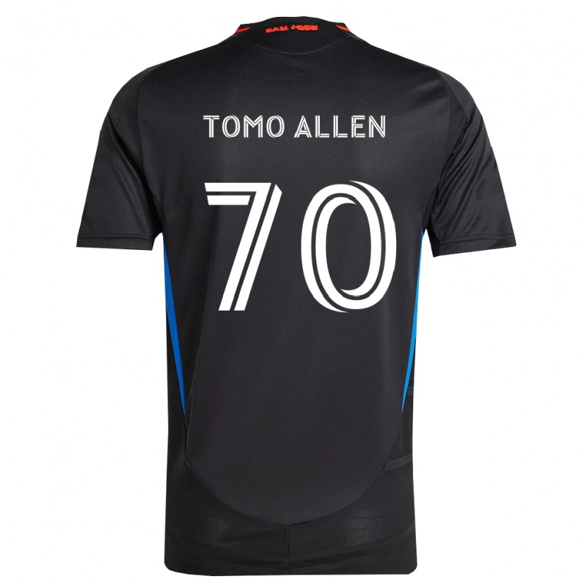 Danxen Homem Camisola Tomo Allen #70 Azul Branco Preto Principal 2026/27 Camisa Brasil