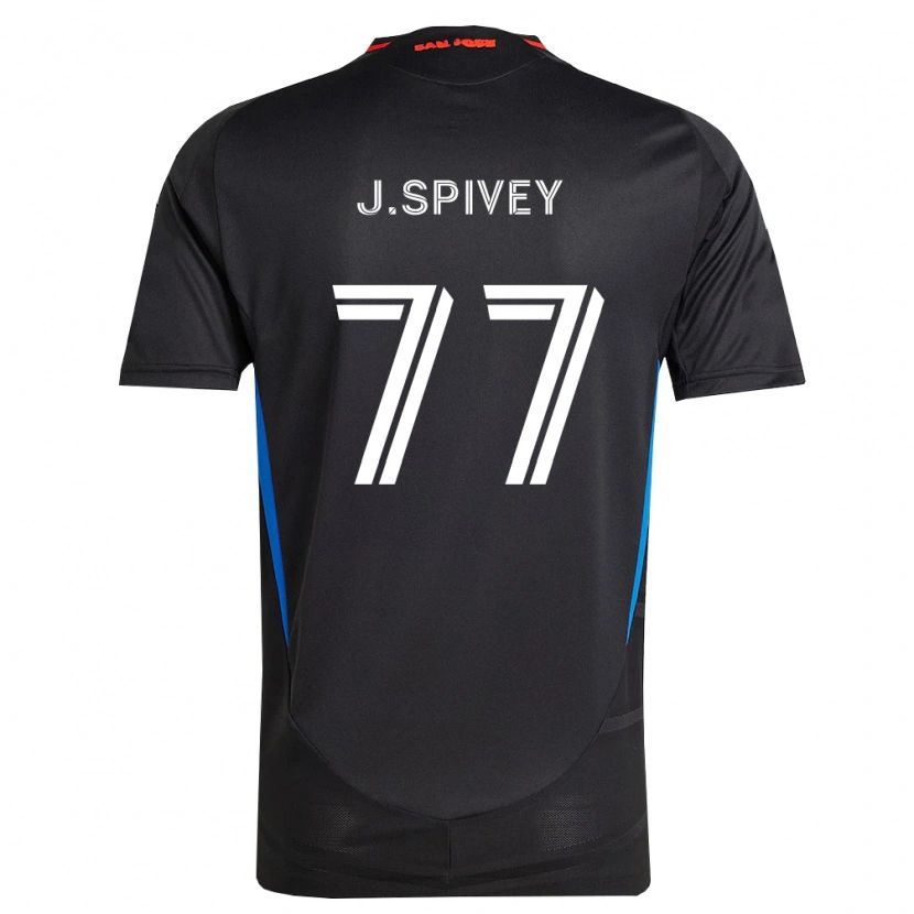 Danxen Homem Camisola Jermaine Spivey #77 Azul Branco Preto Principal 2026/27 Camisa Brasil
